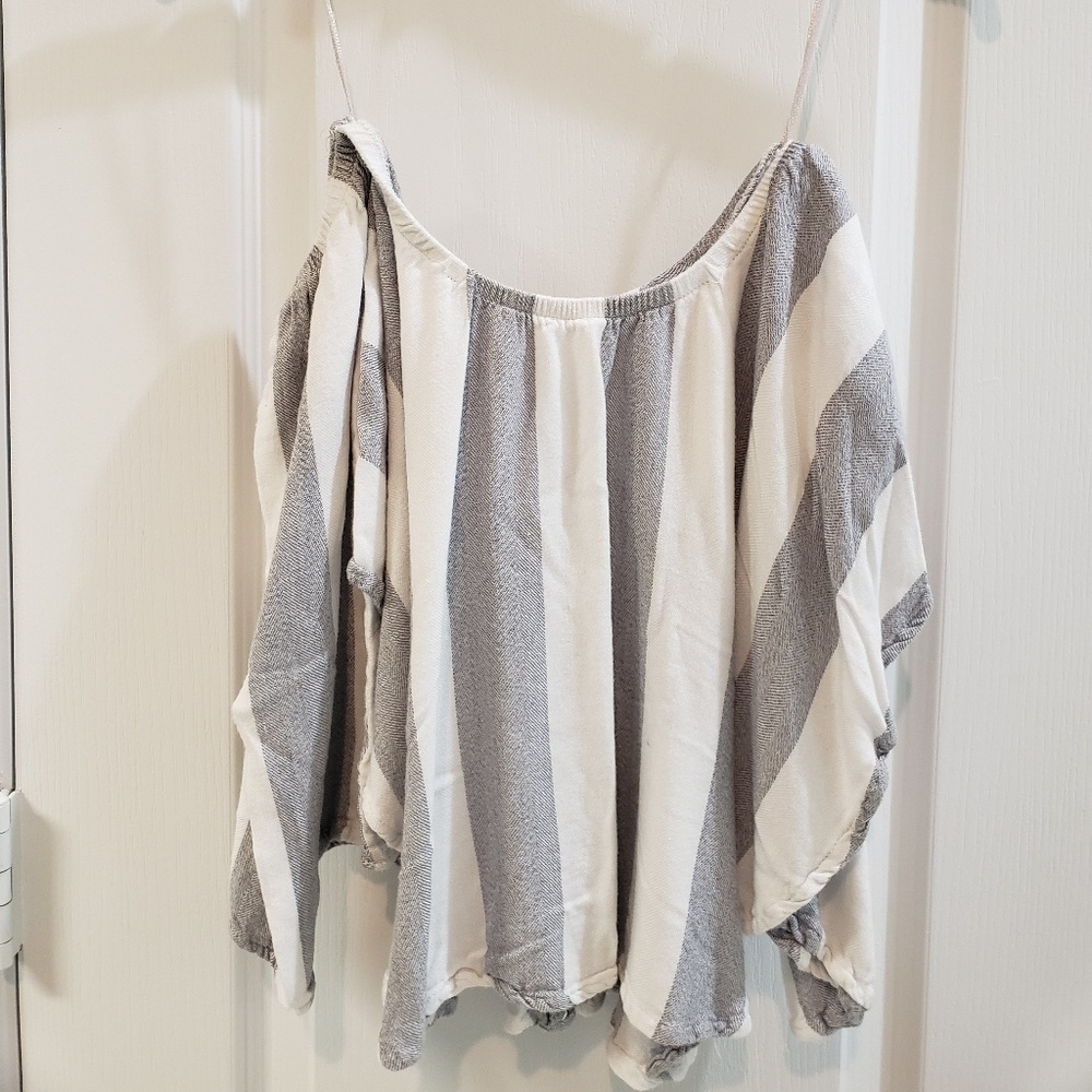 Cold shoulder blouse